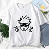 Gojo Satoru Print Graphic T Shirts Unisex Harajuku Fashion Casual Short Sleeve Tee Japanese Anime Jujutsu Kaisen Woman T-Shirt
