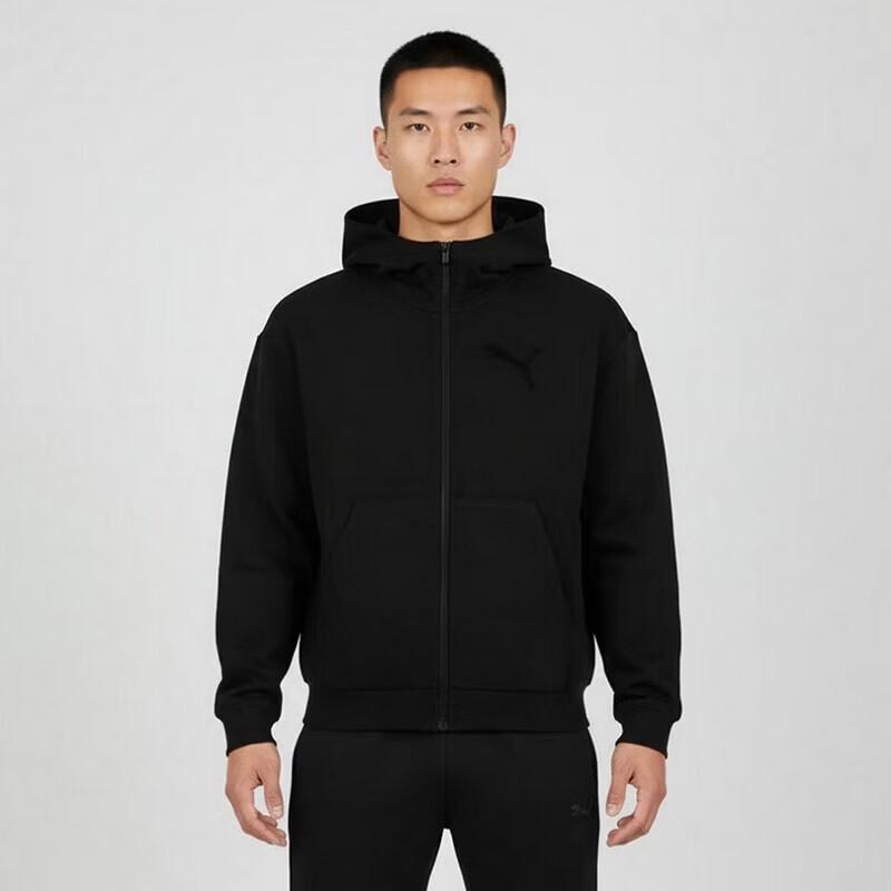 PUMA Men's Hooded Knit Jacket