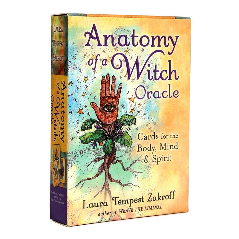 Anatomy of A Witch Oracle Cards Divination Deck English Vision Edition Tarot Board Playing Game for Party