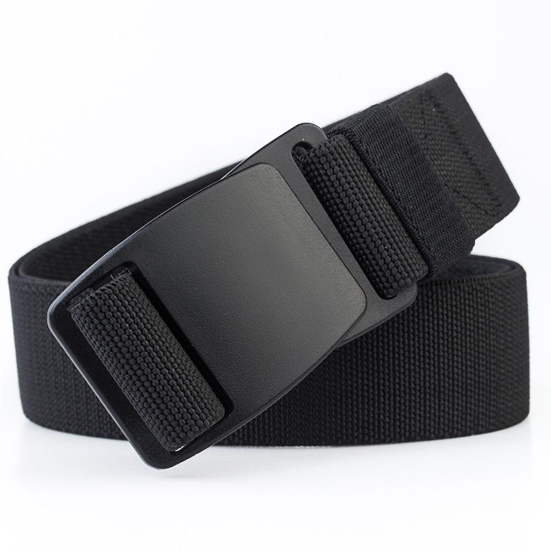 

2018 Elastic Casual Belt with Duraflex Pom Buckle, Customizable Logo чорний