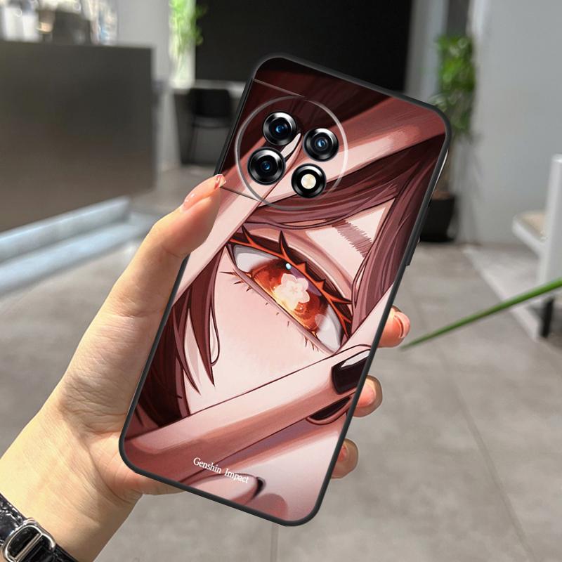 Genshin Impact Zhongli Hutao Case For OnePlus 11 8 9 10 Pro 8T 9RT 10R 10T 11R Nord CE 2 Lite 2T N10 N20 Ace Pro Cover