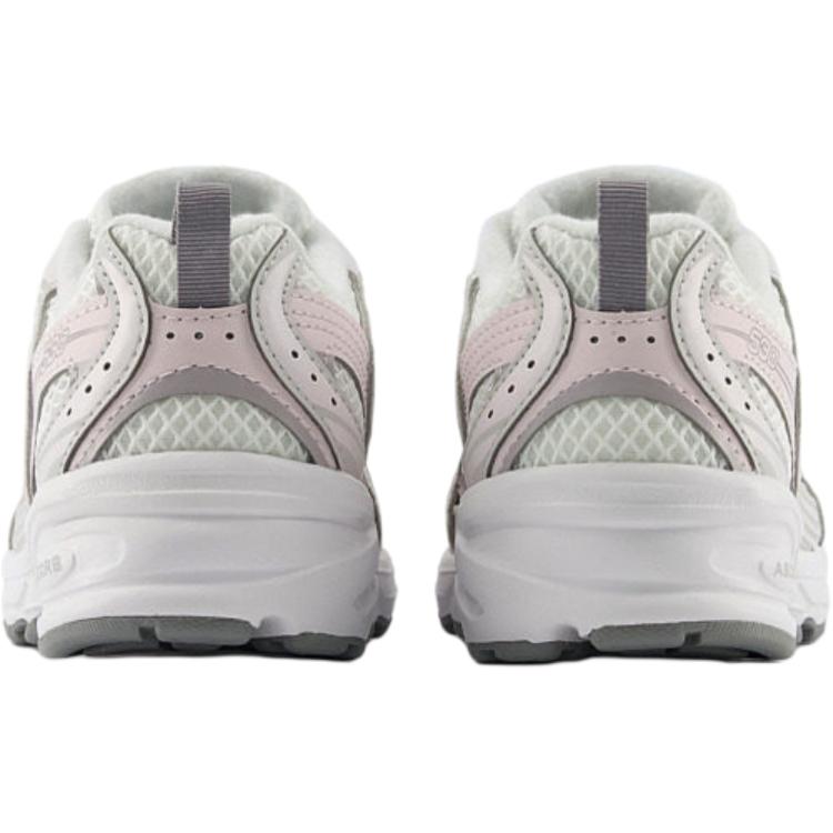 New Balance NB 530 Fabric Comfortable Versatile Mid-Top Running Shoes Kids Sneakers Gray White P5304AU