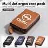 Men's Wallet Leather Billfold Credit Card ID Holder Male Purse For Insignia Astra G J F K Vectra C H Corsa C B D Omega