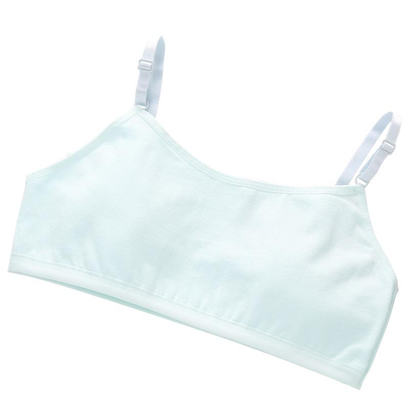 Solid Color Training Bra for Girls Aged 12-15