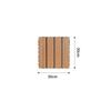 Interlock Wooden WPC Floor Hardwood Terrace Brick New Patio Deck Tiles  Landscaping