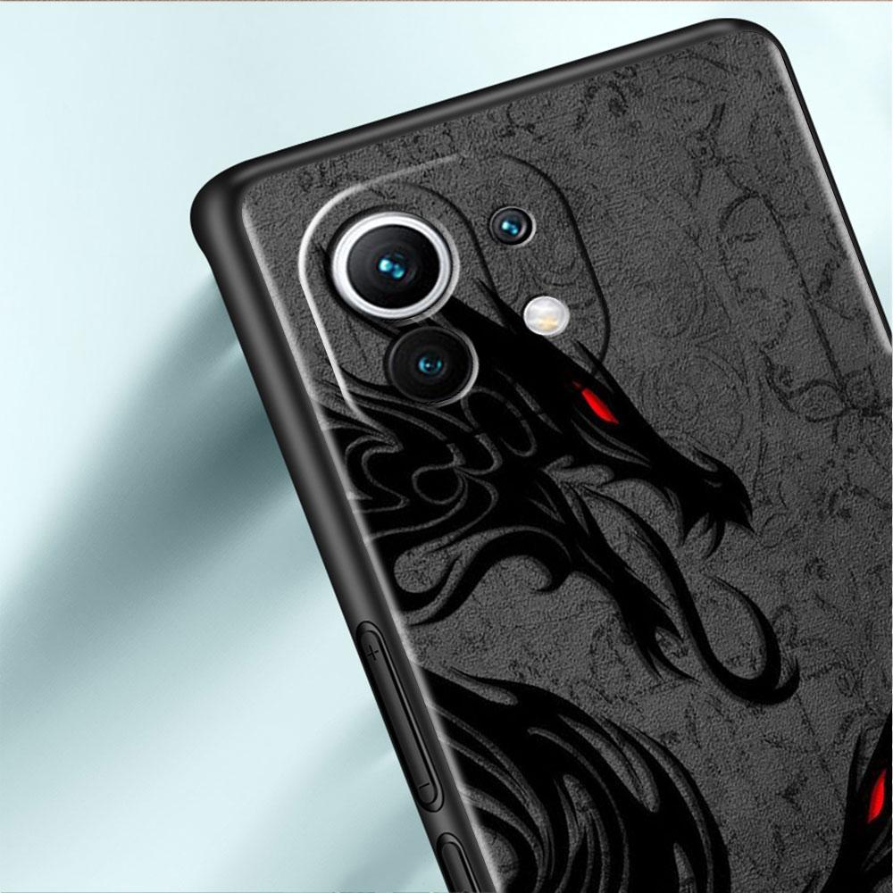 Cool Animal Dragon Funda Case For Xiaomi Mi 11 Lite 5G NE 11T Pro 10T 9T Note 10 12 12X 12S Ultra Soft Silicone Capa Phone Cover