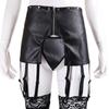 Pink PU Leather Chastity Pants Restraint Toys for Couples