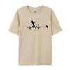 Fishing Heartbeat Cool TShirt Casual Tops Shirts Printed T Shirts Oversized Tshirts Graphic T Shirts