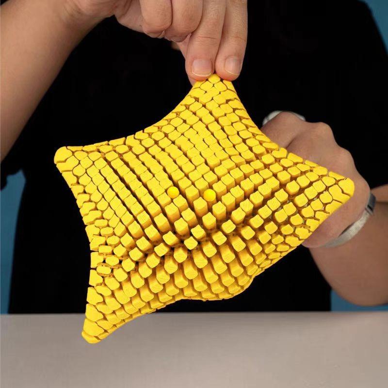 Cute 3D Printed Flexibat Fidget Toy Fun Desk Decor Articulated Starfish Stress Relief Gift For Kids And Adults Visual Toys