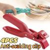 4 PCS Clips Anti-Brûlure Pince pour Plat Chaud Pince Antidérapante pour Bols Déplacement Plaque Chaude Bols Plat à Pizza Friteuse à Air Four à Micro-ondes
