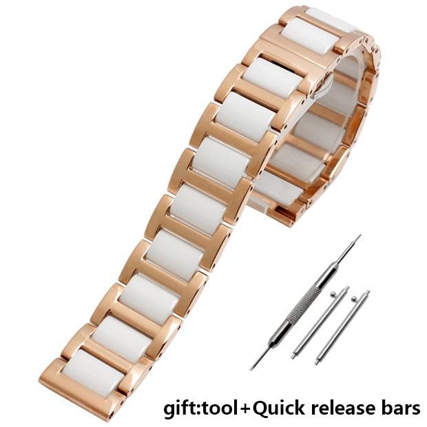 Stainless steel in Ceramic watchband 12