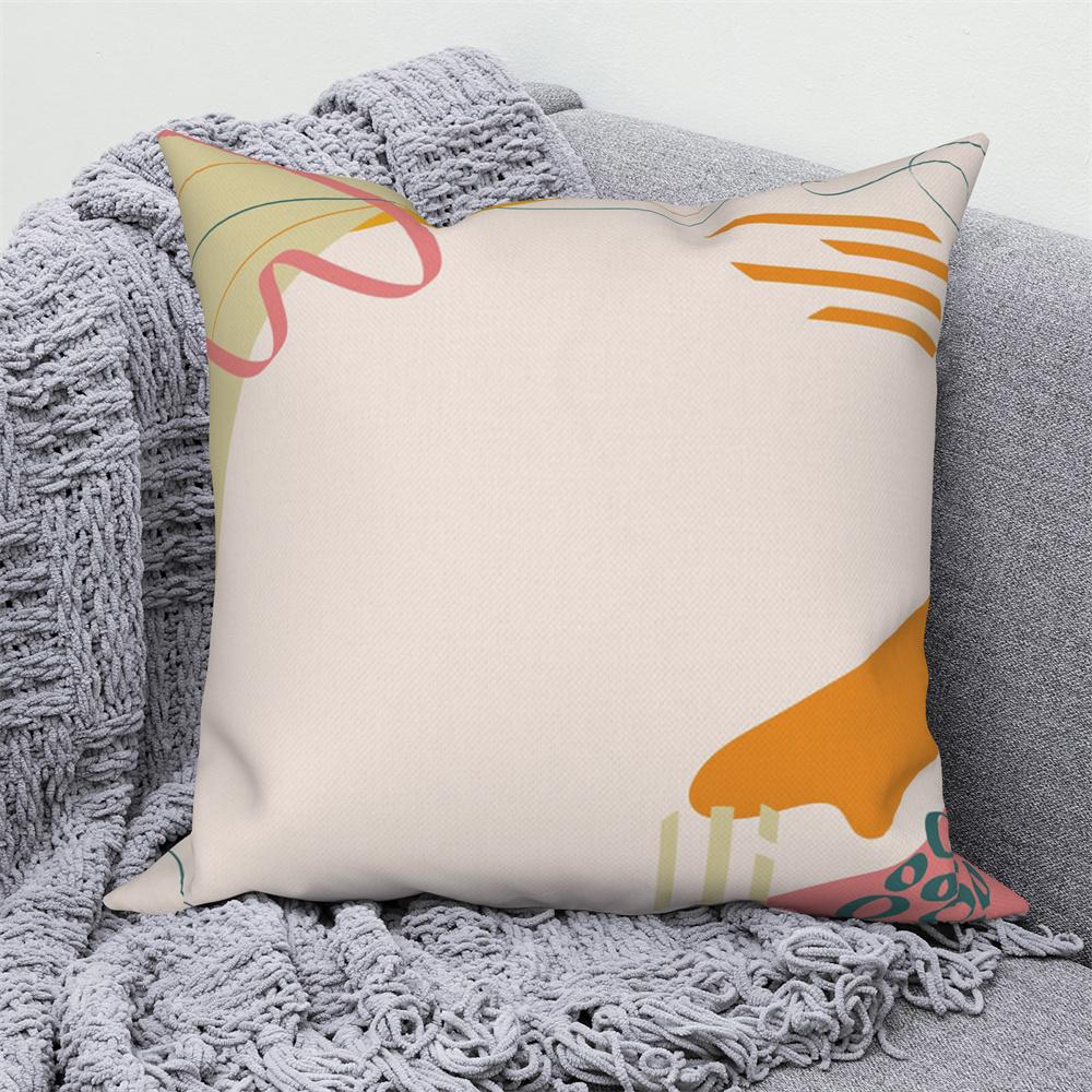 Наволочка Декор Дом Офис Автомобиль Абстрактные Ветви и Листья Скандинавский Изогнутый Чехол на Подушку для Дивана 450*450mm