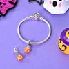 Halloween Party Series Copper Cute Pumpkin Cat Pendant Beads Fit Charms Bracelet For Jewelry Making Women Gifts