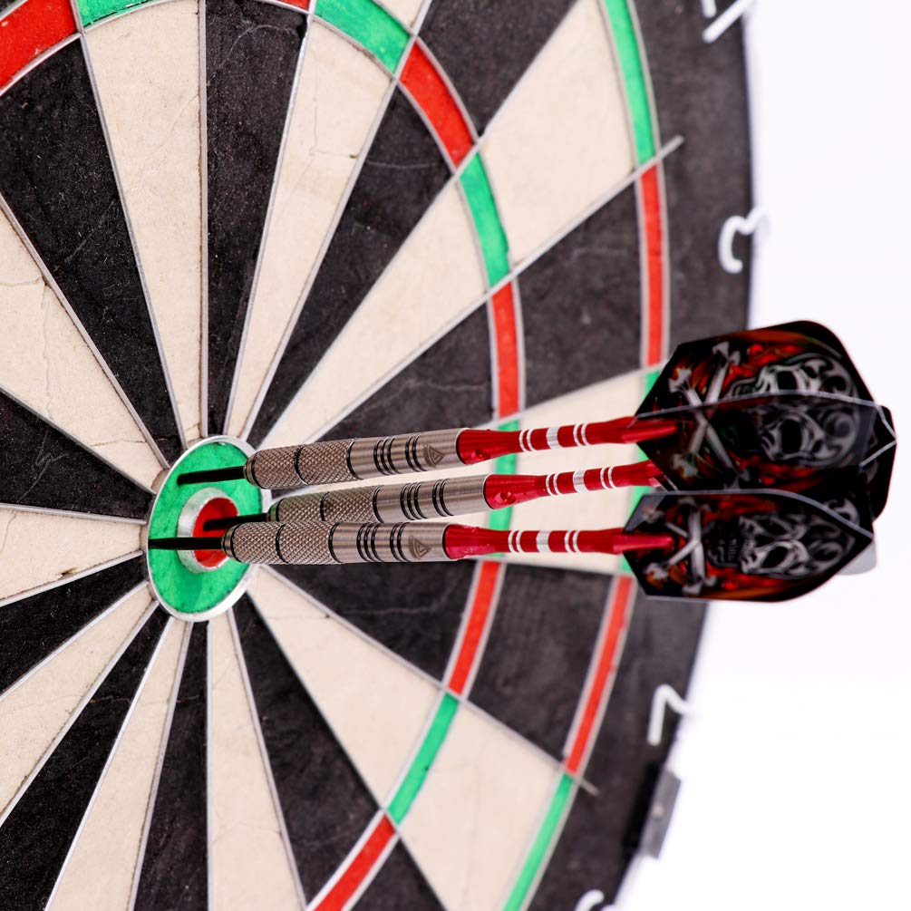 CUESOUL Tungsten Steel Tip Darts- Precise Barrels 26 Grams 90% Tungsten with Luxury Case(CSTSSTD011-26L)