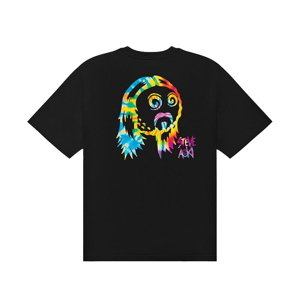 MALBON GOLF [Steve Aoki] Bermuda Round Tee Black (Man)