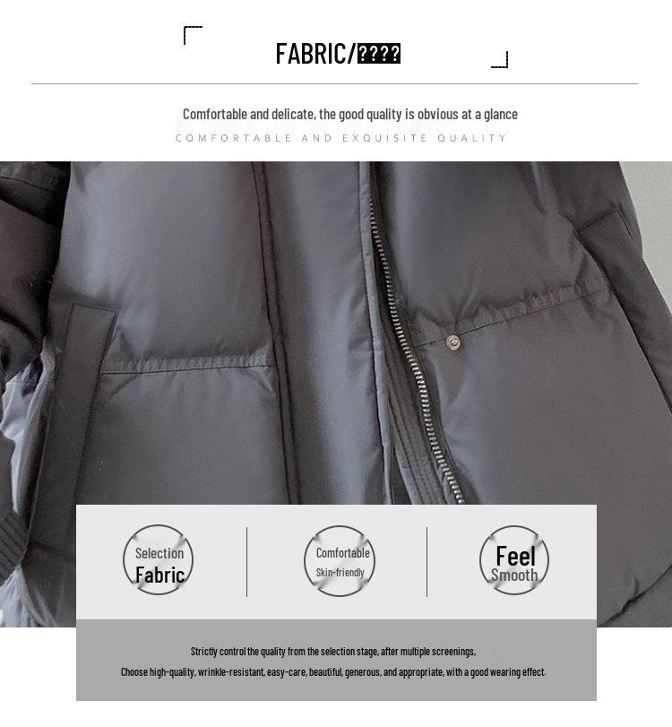 Winter 2026 Plus Size Women's Hooded Cotton Jacket - Thick Padded Loose Fit Bread Coat.