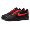 Nike Air Force 1 Crimson Flame Black Warrior, Teng Fei Manufacturing Skateboard Shoes Unisex Black Red CW2288-001(Team1347-)