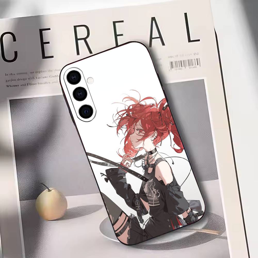 K-Kasane T-Teto Get To Me  Phone Case Black Silicone Soft For Samsung Galaxy A73,A72,A71,A70,A53,A52,A51