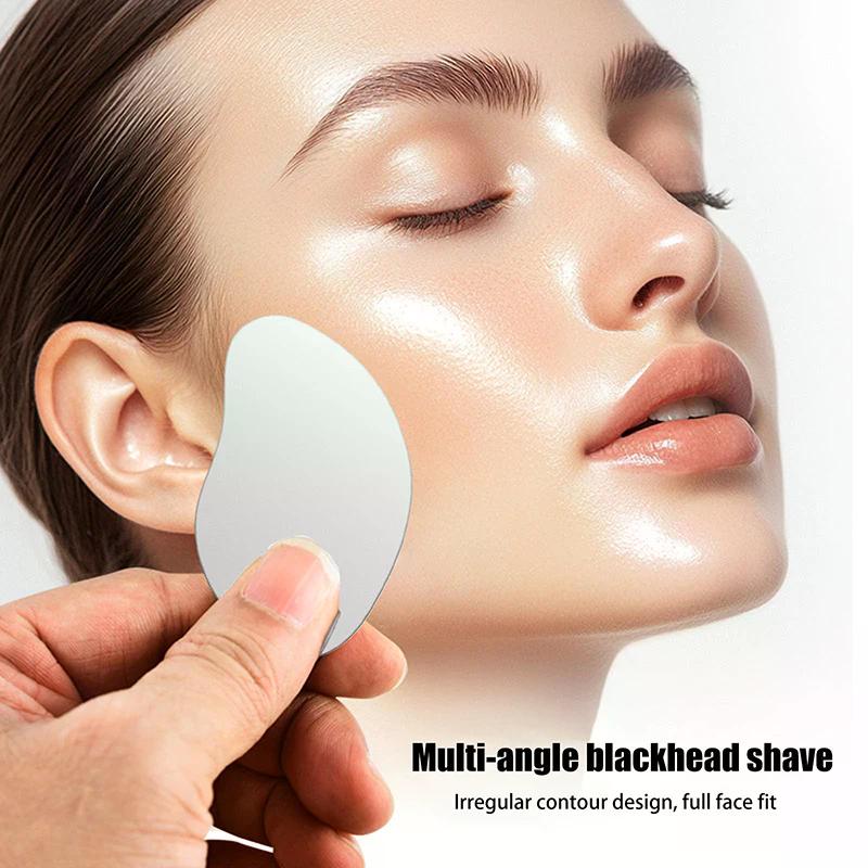 Strumenti di Bellezza Pulizia Pori Capelli Acne Raschietto Acciaio Inossidabile Punti Neri Paletta Viso Rassodare Pelle Massaggio Guasha Cura della Pelle
