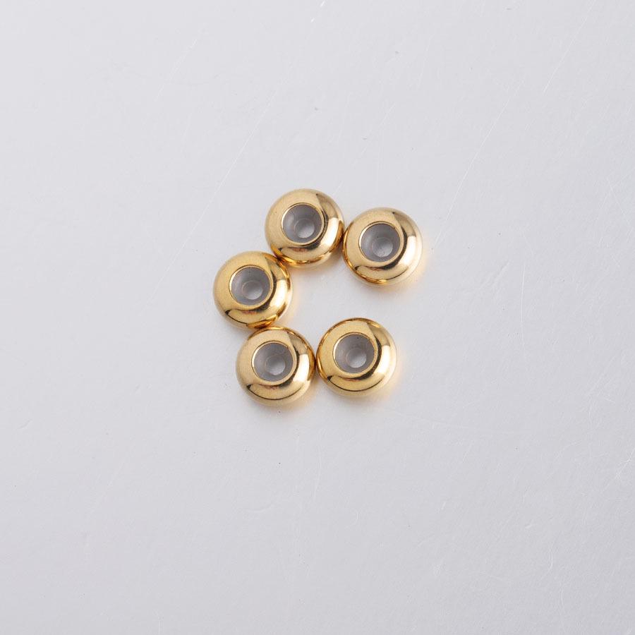 8mm Edelstahl Verstellbare Positionierungsperlen für DIY Armbänder