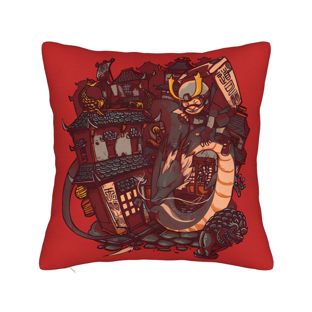 Dragon Tales Pillow Case  Comfy Pillow Cover Morden Cushion Cover For Living Room Chair