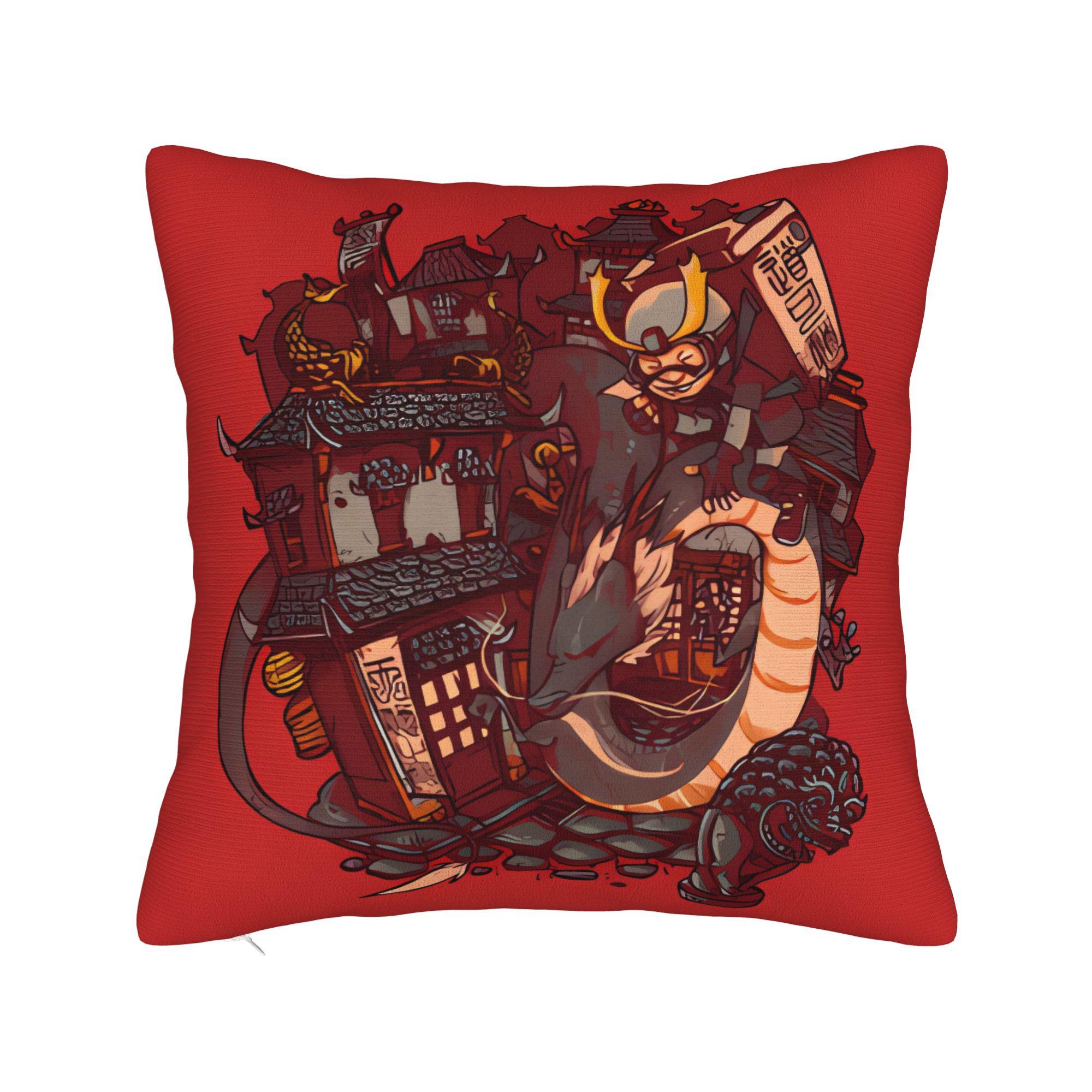 Pillow Cover Dragon Tales Morden Pillow Case For Sofa Home Decor Pillowcases 30cmx30cm