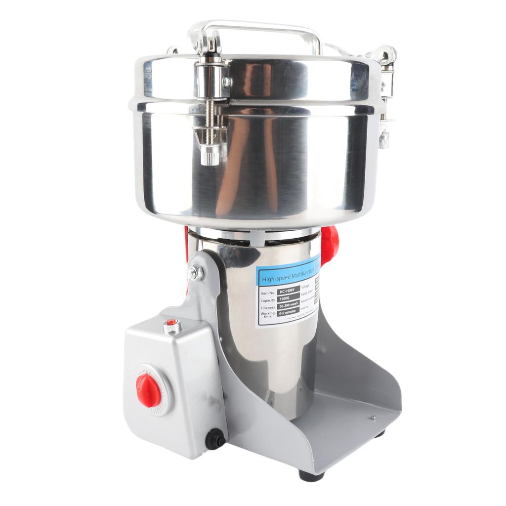 Vente Machine à Moudre Électrique Haute Vitesse Swing Commercial Moulin à Grains Broyeur pour Épices Grains de Café Assaisonnements Riz