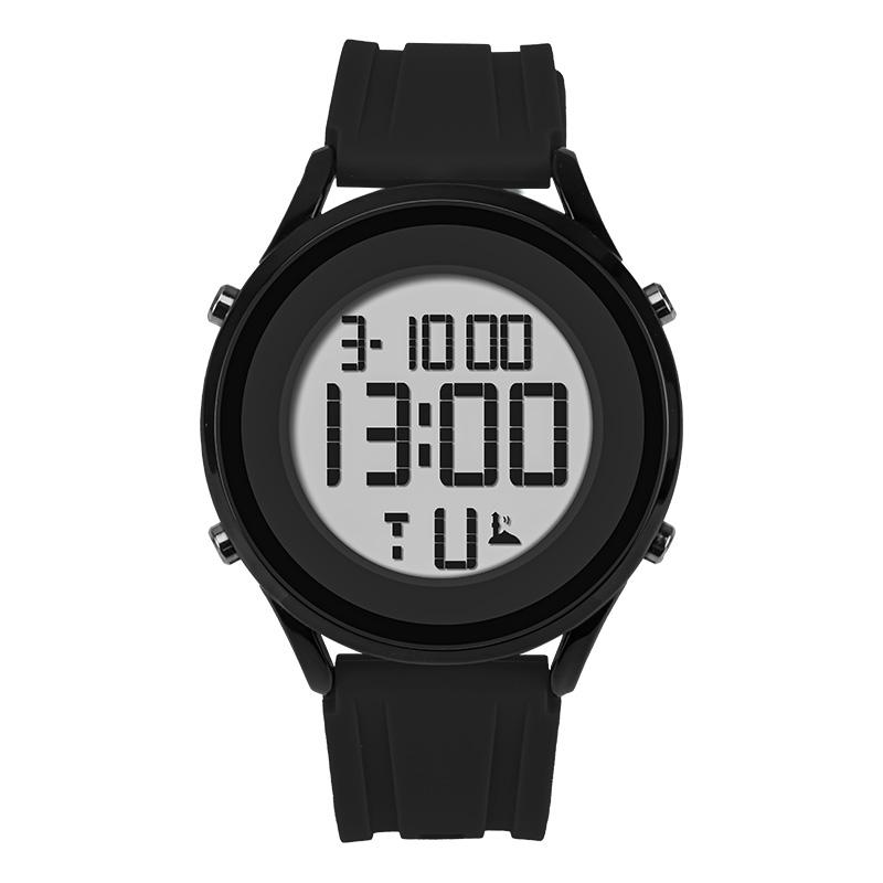 Outdoor Sport Digital Watch For Men Waterproof Large Screen Countdown Alarm Wrist Watch Silicone Band Student Electronic Clock