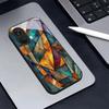 Chromatic Fragments Black Glass Phone Case For OnePlus Ace 2 3 5 Pro Nord CE 2T 2 3 Lite 6 7T 8 9 10 Pro 11R 12R 13R Back Cover