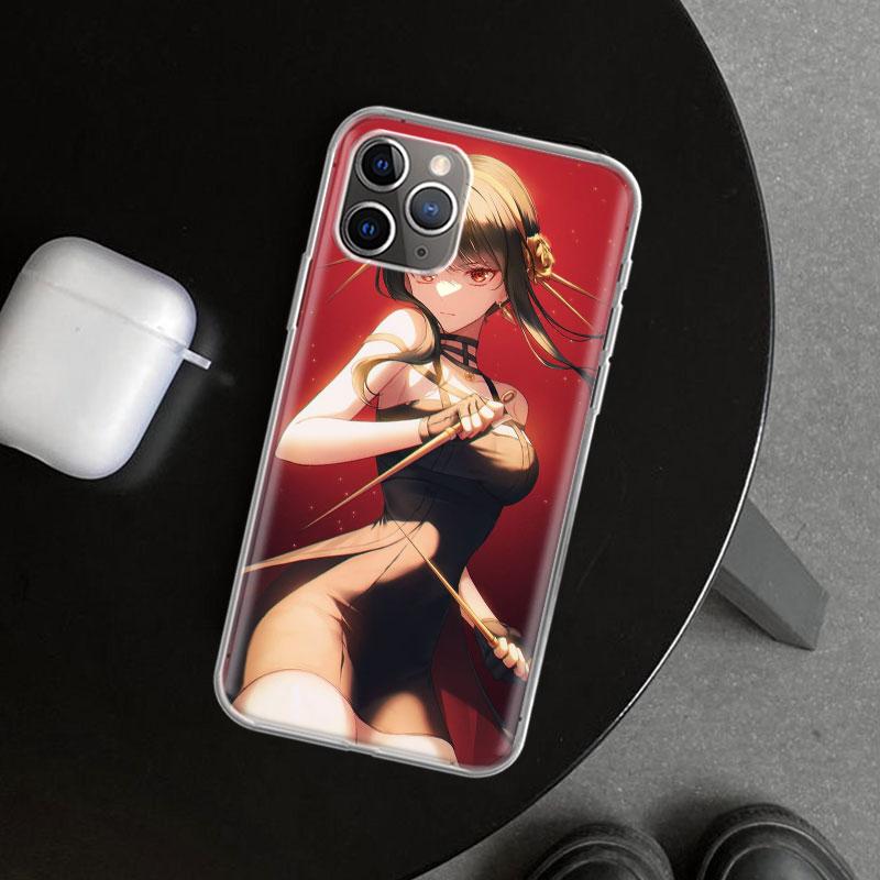 S-Spy Family Yor F-Forger Phone Case Cover for iPhone 11 12 13 Mini 14 15 Plus 16 Pro Max 17 Air 7 8 + SE Art Customized Fundas