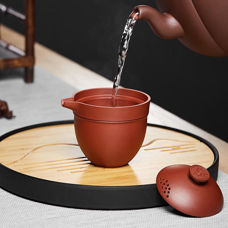Portable Yixing Zisha Gaiwan Kung Fu Tea Set