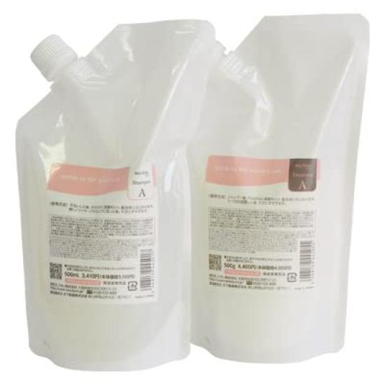 

Cuore michite by AXI Shampoo A 500ml Treatment A 500g Refill