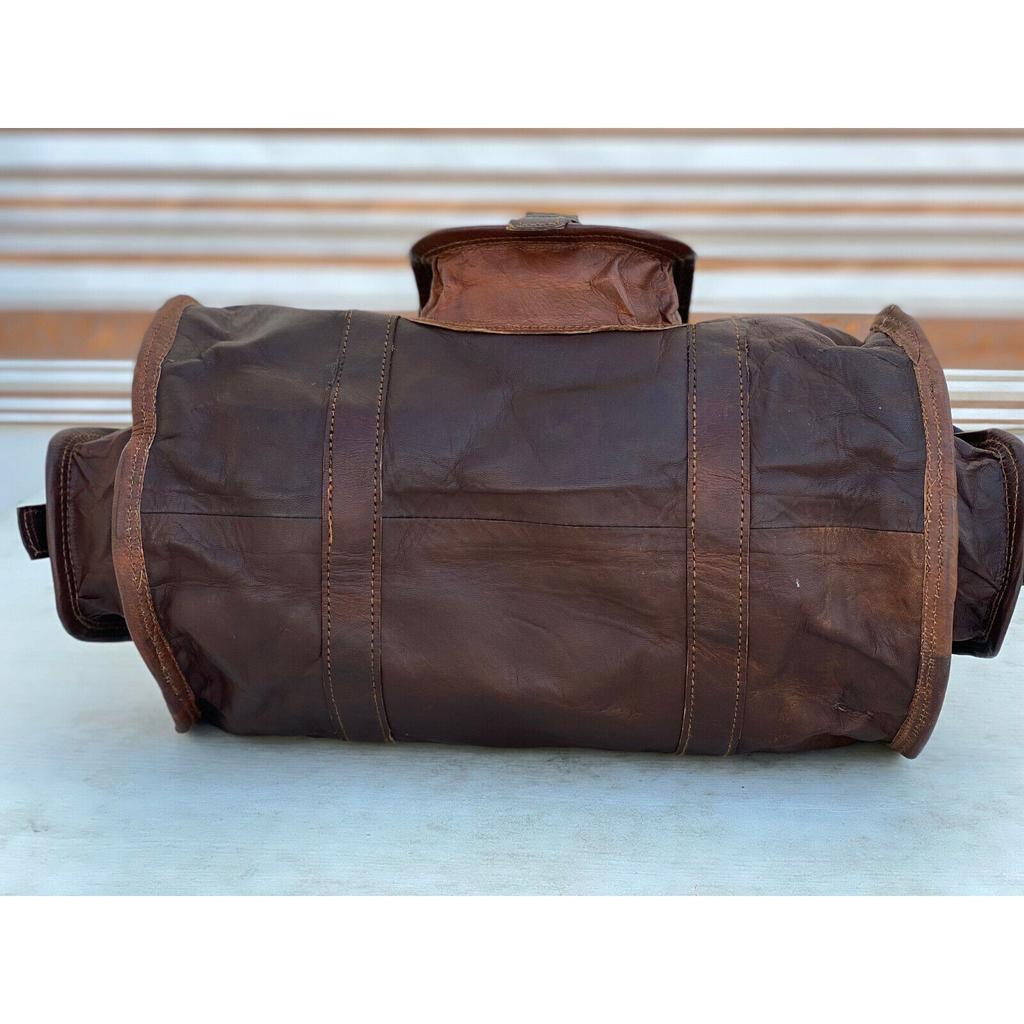 Dámská cestovní taška do posilovny přes rameno z hovězí kůže