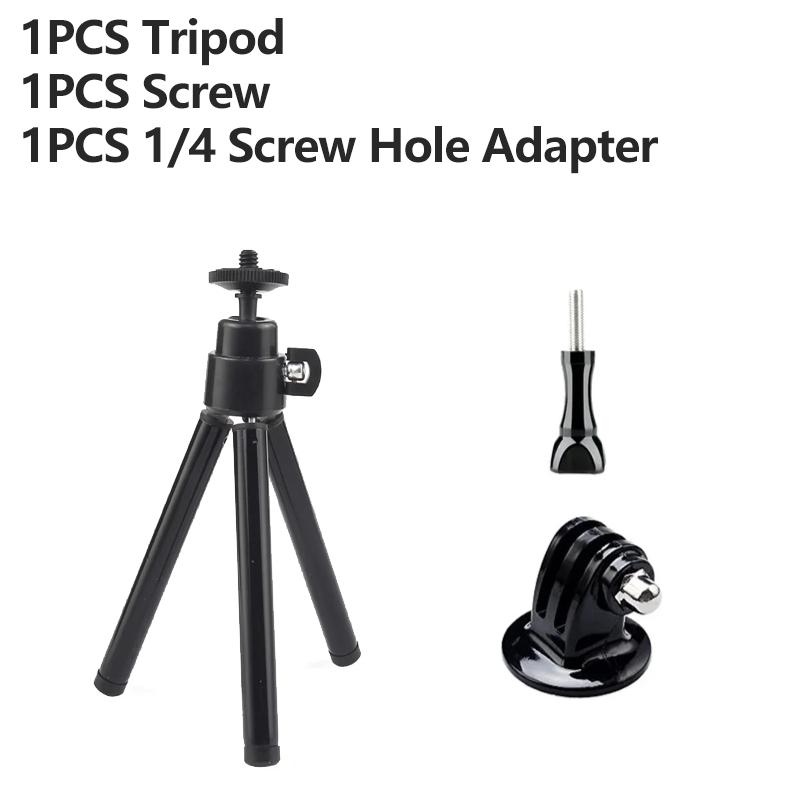 Mini Tripod for Webcam and Phone Metal Extendable Webcam Stand Tripod for GoPro Hero 12 11 10 9 8 7 6 5 DJI Osmo Action Camera