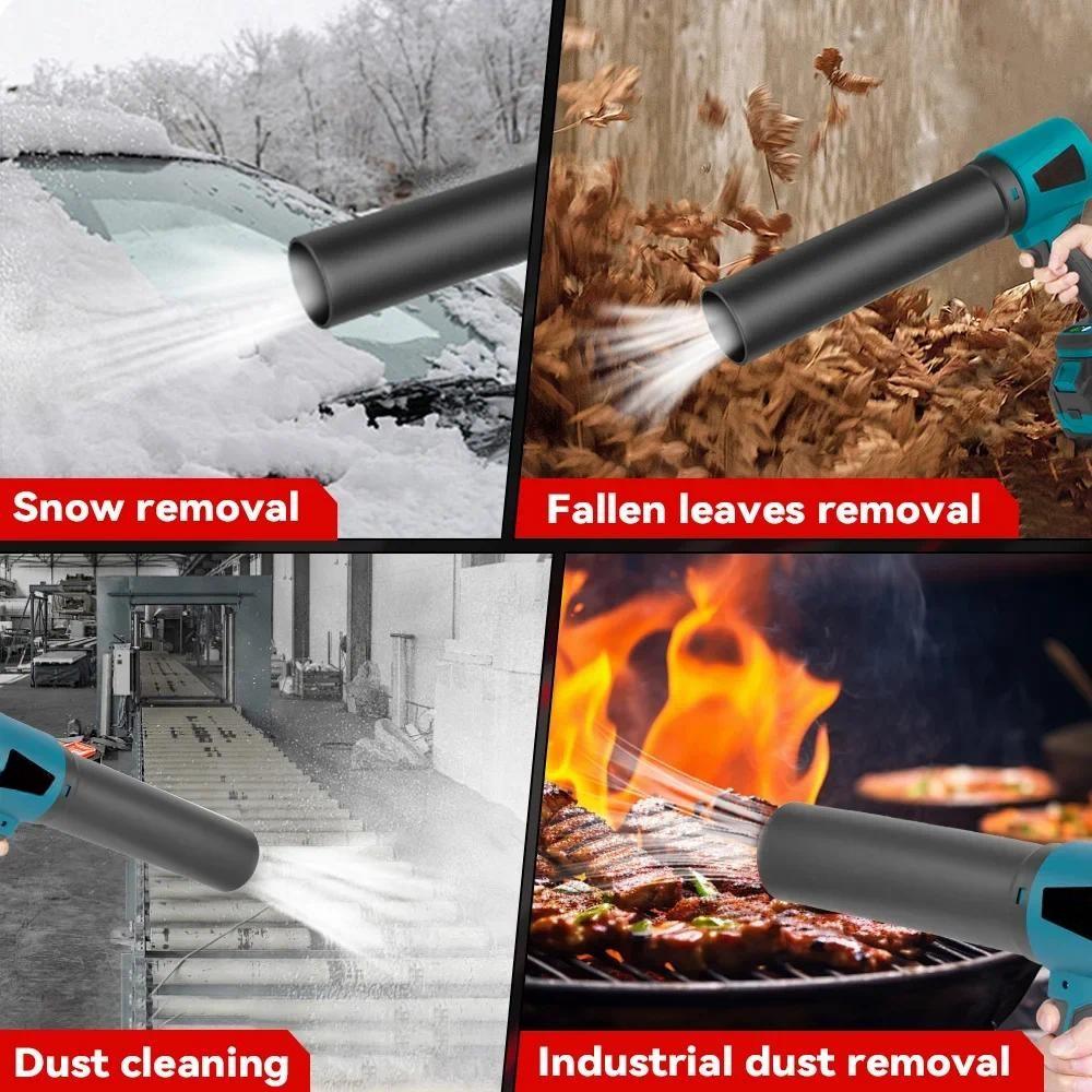 300000RPM 400M/S Jet Fan Dust Blowing Power Tool Brushless Electric Turbo Blower Portable Handheld Leaf Blower
