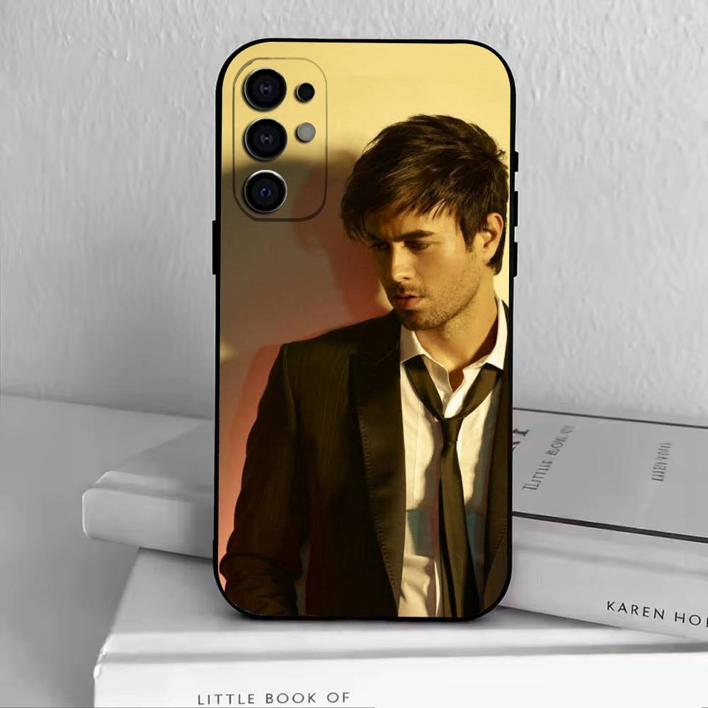 Singer E-Enrique Iglesias  Phone Case Black Silicone Soft For Samsung S25,S24,S21,S22,S23,S30,Ultra,S20,Plus,Fe,Lite