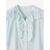 Cc Collect Crinkle Cotton Ruffle Blouse C252msc051