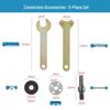 Cordless Drill Angle Grinder Attachment: Multifunctional Conversion Rod Set for Cutting and Polishing