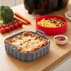 Reusable Silicone Air Fryer Liners Non Stick Heat Resistant For Baking Roasting Frying