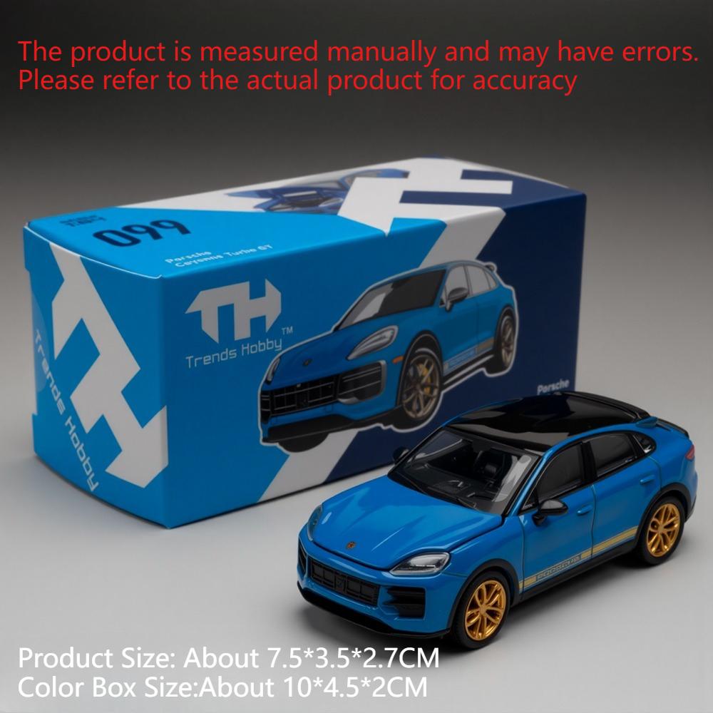 1:64 Series Cayenne Turbo GT SUV Model Toy Car Alloy Body Strong Durable Doors Opened Off-road Vehicle Models Collection Gifts