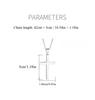 925 Sterling Silver Cross Necklace Fashion Pendant Collarbone Chain Women's Sweater Chain
