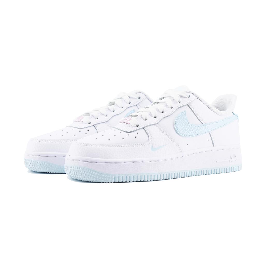 Nike Air Force 1 Refreshing Slip Resistant Abrasion Resistant Low top Skateboard Shoes Women's White Blue IH0640-161(Team448-)