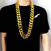 Faux Gold Chain Necklace Plastic Big Chunky Necklace Hip Hop Thick Gold Chain