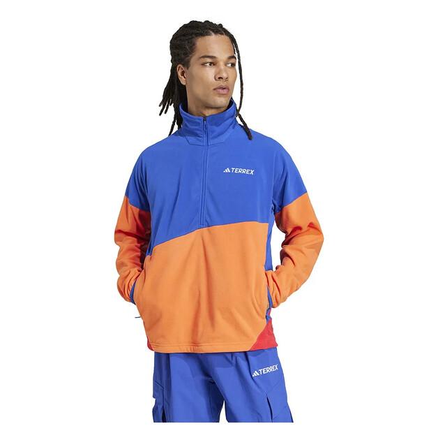 Adidas Fleece Jacket with Half-zip Terrex Multi Climawarm