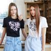 EGOIST HearT MoTif PrinTing ShorT Sleeve T shirT  es2oTh09 