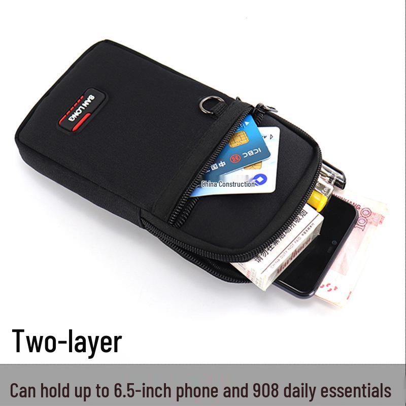 Taška do pasu na mobilní telefon: Multifunkční pouzdro na opasek, malý crossbody batoh pro muže a ženy, ideální pro práci na staveništi