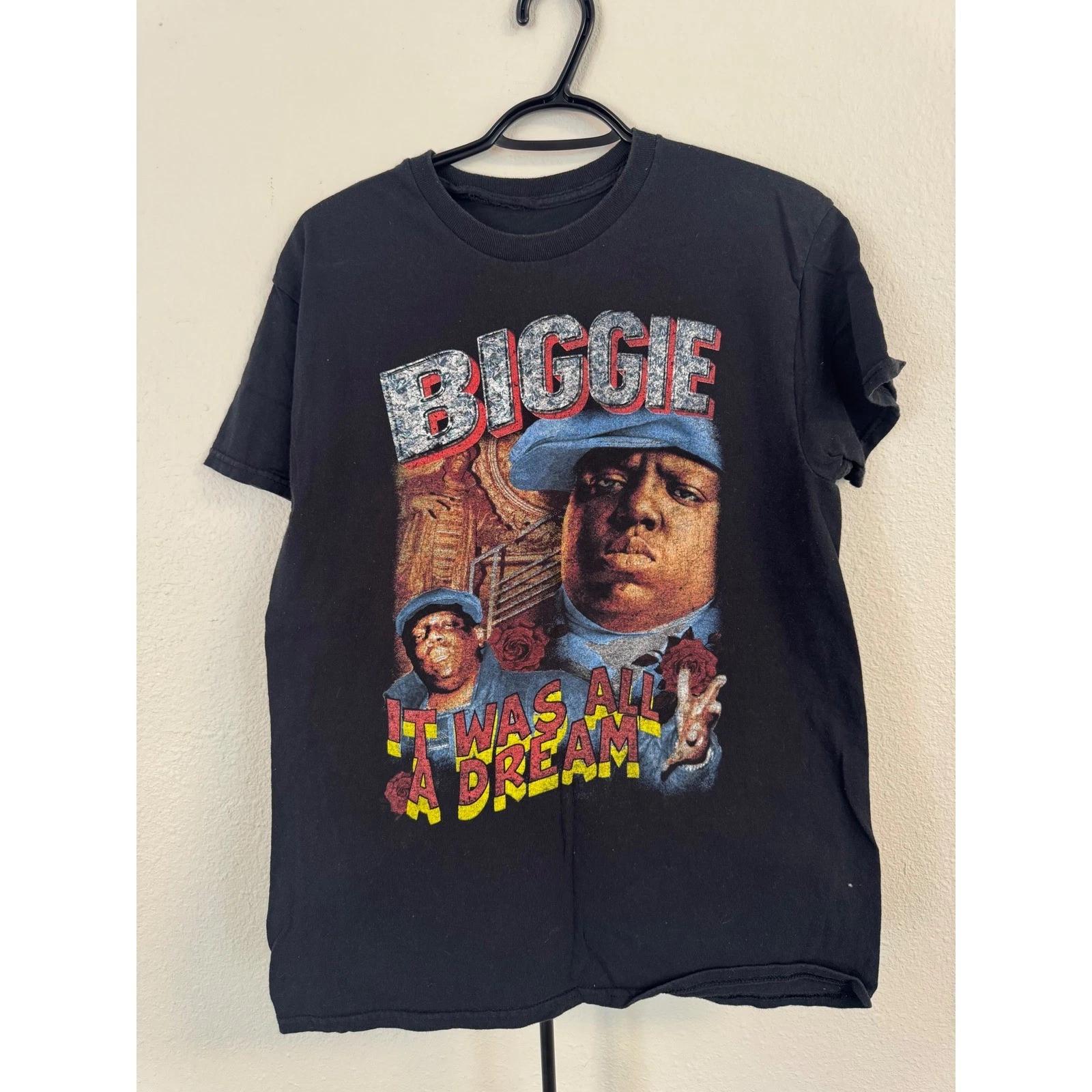 The Notorious B.I.G. Biggie Smalls Это Все Было Сном Черная Графическая Футболка Мужская M XL