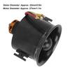 70mm 6 Blades Ducted Fan EDF with QF2827 KV3800 Brushless Motor for RC Airplanes