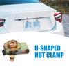 Car Clips For Bumper Bolts Nuts Retainer Clips Bumper Clips 20X U-Shaped Car Clips Fasteners Retainer Kit Automotive Clips M4