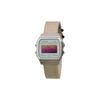 Customized Watch Modified Series Silver Resin Case Quartz Nylon Strap Men's Watch White Dial F-91WS F-91WS-7(Watch5-GaiZhuang-SuGuangZhiYing)